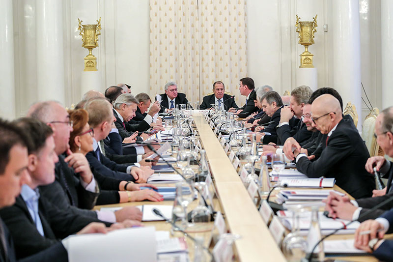 Sergey Lavrov at MGIMO Supervisory and Board of Trustees Meeting